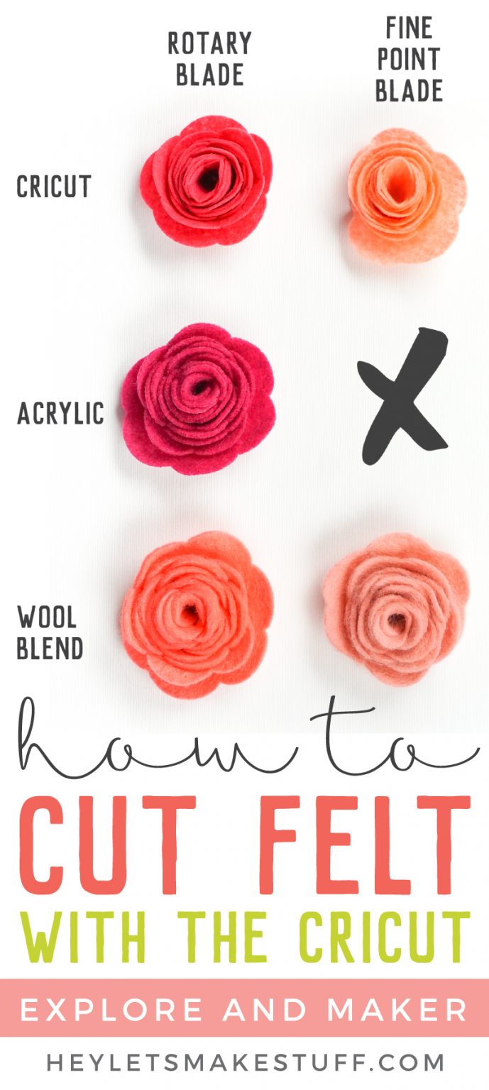 How to Cut Felt with a Cricut Explore and Maker Hey, Let's Make Stuff