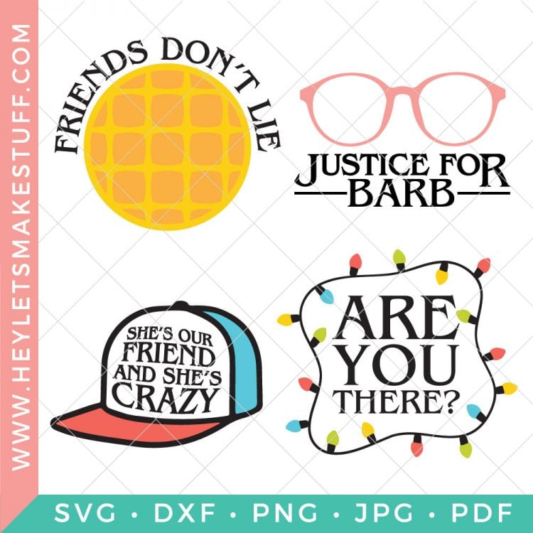 The fearless crew of Hawkins is back to battle the otherworldly. Take your own journey into the Upside Down with this Stranger Things quotes SVG Bundle!