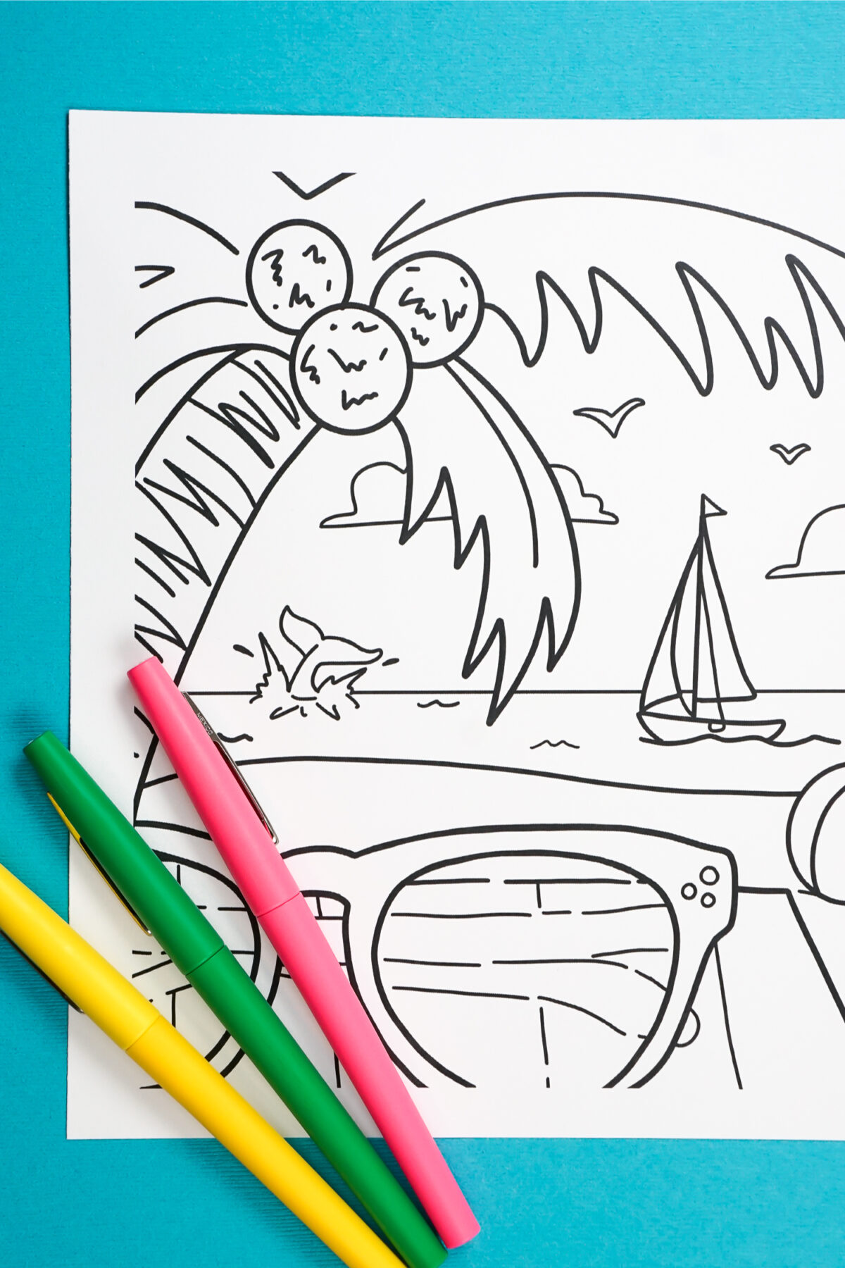 Featured image of post Summer Pictures Coloring Pages