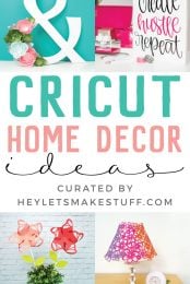 Get your decorating on with this massive collection of Home Decor Ideas with the Cricut! With 50 amazing Cricut-inspired projects to choose from, you'll definitely find some looks you'll love.