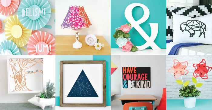 Home Decor Ideas with the Cricut - Hey, Let's Make Stuff