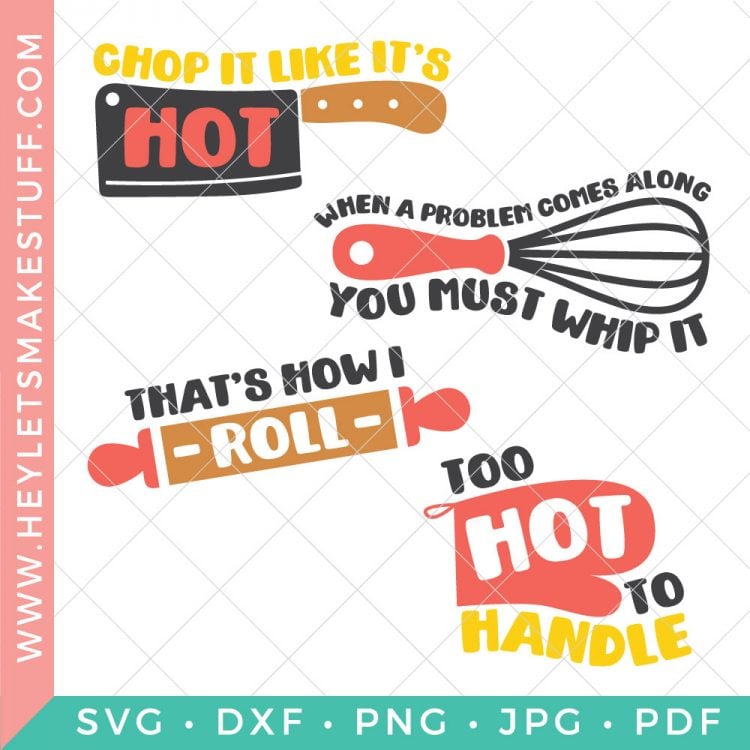 Download Funny Kitchen SVG Bundle - Hey, Let's Make Stuff