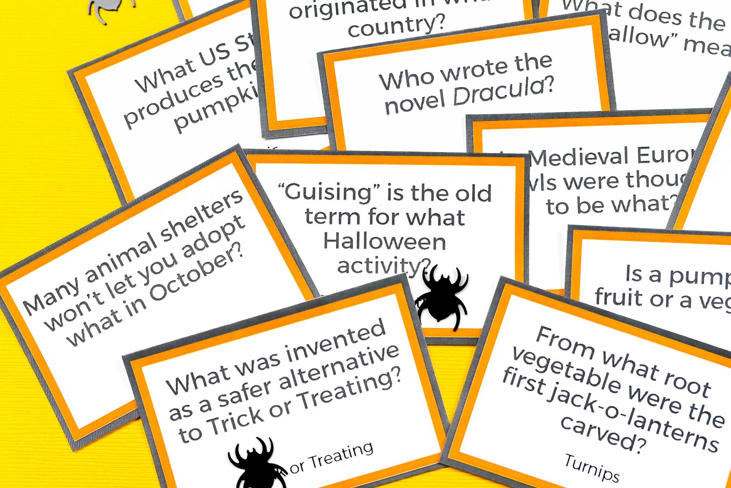 Free Printable Halloween Trivia Hey Let #39 s Make Stuff