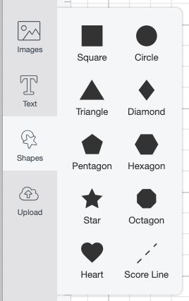 Select Score Line from Shapes Menu