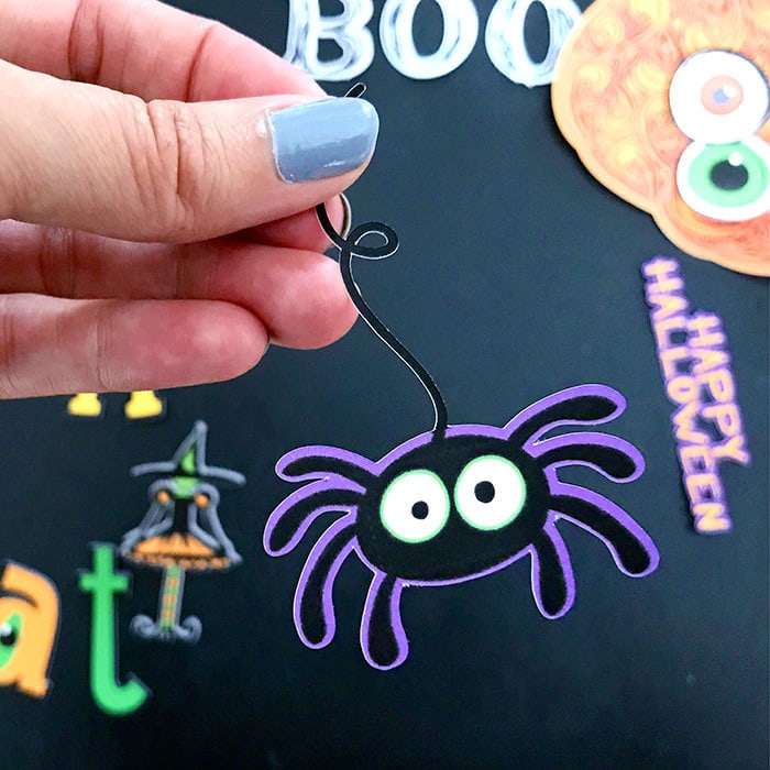 Get silly and cute this Halloween with 17 free cut files from 100directions.com. That confused little spider is cracking me up! 