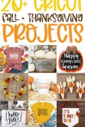20+ Cricut Fall and Thanksgiving Projects pin image