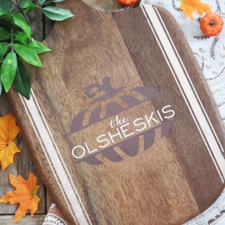 personalized wood tray