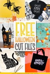 Spooky, ghoulish, silly, or cutesy —whatever your Halloween style, this collection of Free Halloween SVGs and Cut Files is perfect for all your decorating and trick or treating plans.