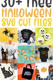 Spooky, ghoulish, silly, or cutesy —whatever your Halloween style, this collection of Free Halloween SVGs and Cut Files is perfect for all your decorating and trick or treating plans.
