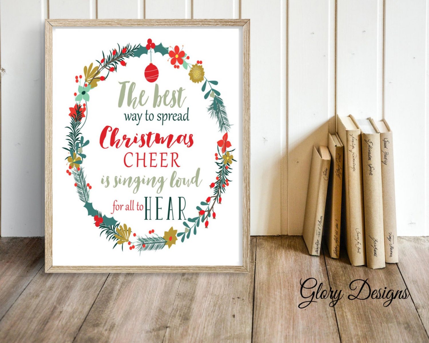 Printable, The best way to spread Christmas Cheer quote, Elf quote, Christmas Quote, Christmas Printable, Christmas Decor print, Best gift
