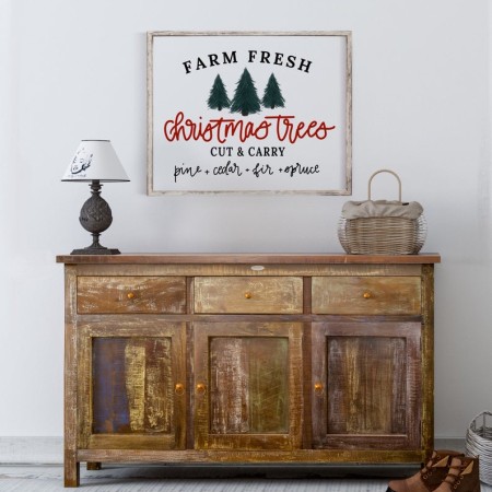 Farm Fresh Christmas Trees Printable Wall Art | Christmas Trees Print | Instant Download | Farmhouse Decor Prints Mothers Day