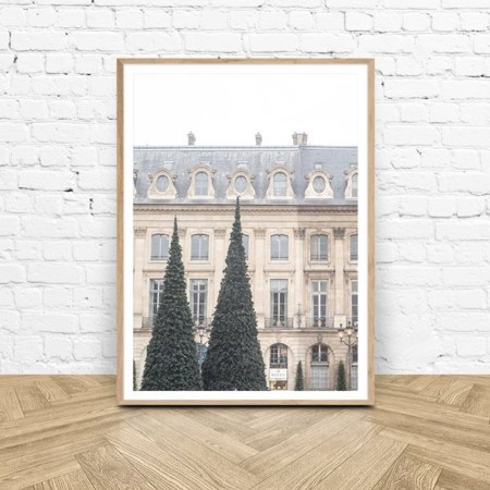 Paris Photography Print - Paris Christmas Print