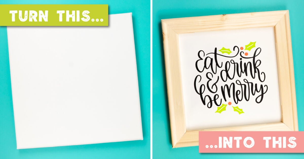 Make a Reverse Canvas with Cricut Maker or Explore