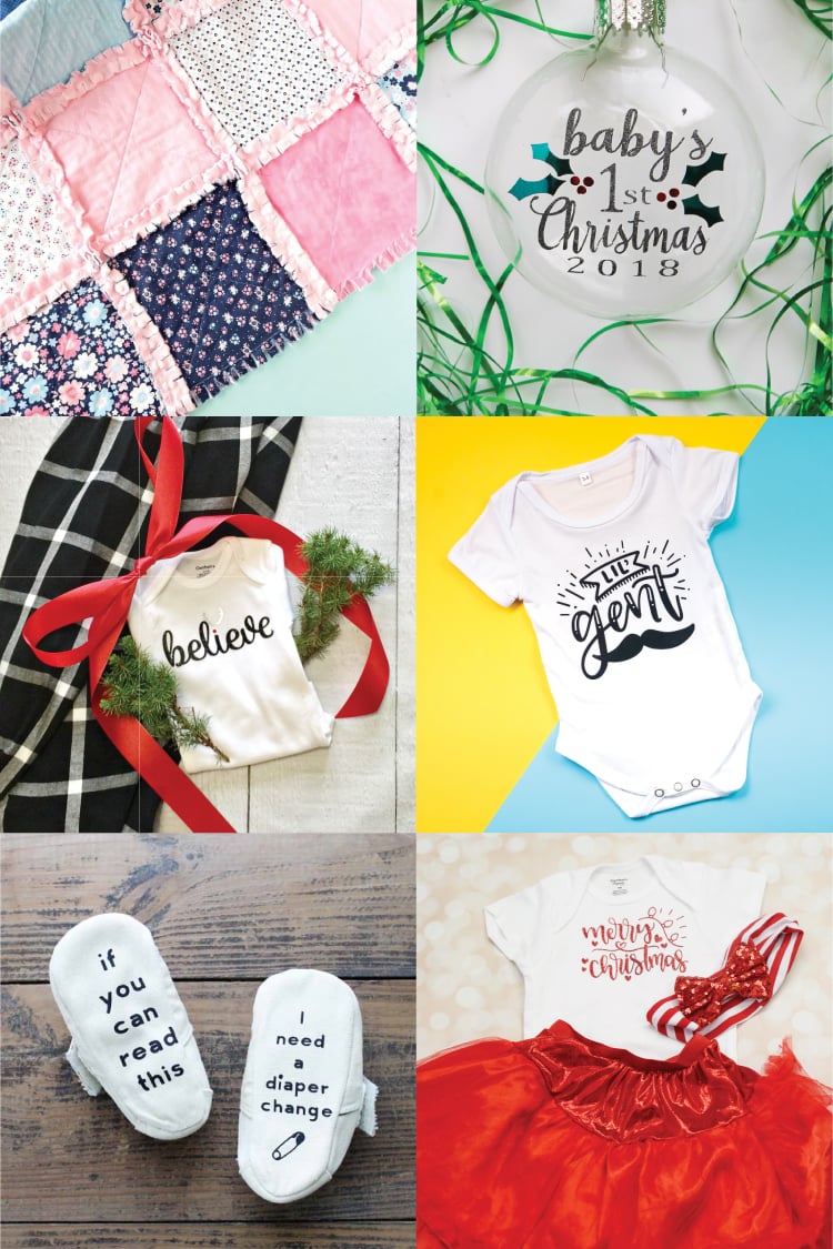 Verwonderlijk Cricut Christmas Gift Ideas for Baby - Hey, Let's Make Stuff EY-85