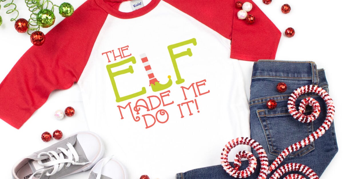 The elf made me do best sale it shirt