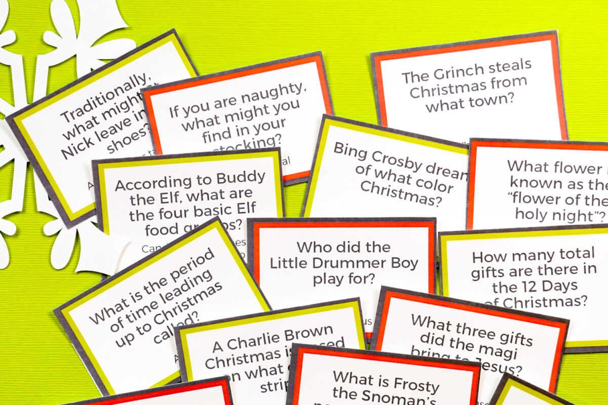 Free Printable Christmas Trivia - Hey, Let's Make Stuff