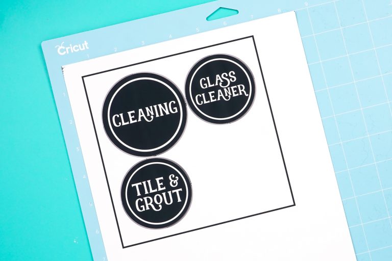 How to Use Printable Vinyl with a Cricut + Print then Cut - Hey, Let's ...