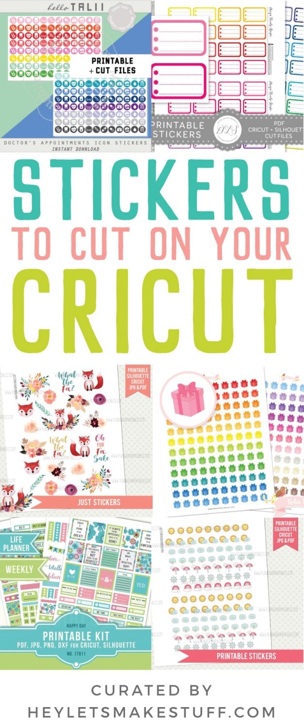 Printable Planner Stickers for Your Cricut from Etsy - Hey, Let's Make ...