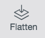 image of the \"Flatten\" icon in Cricut Design Space