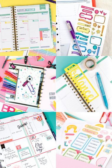 Images of Planner Ideas with the Cricut