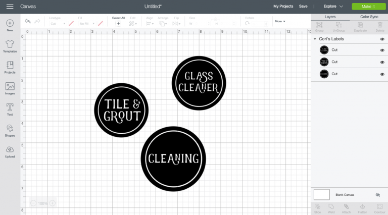 How to Use Printable Vinyl with a Cricut + Print then Cut - Hey, Let's ...