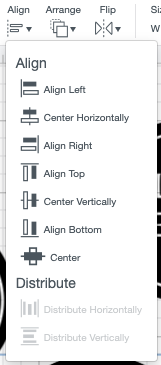 Use the "center" tool under the Align dropdown