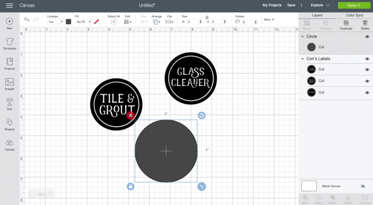 How to Use Printable Vinyl with a Cricut + Print then Cut - Hey, Let's ...