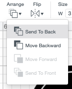 Use Arrange tool in the top Edit Toolbar to "send to back" so the circle is behind your label.