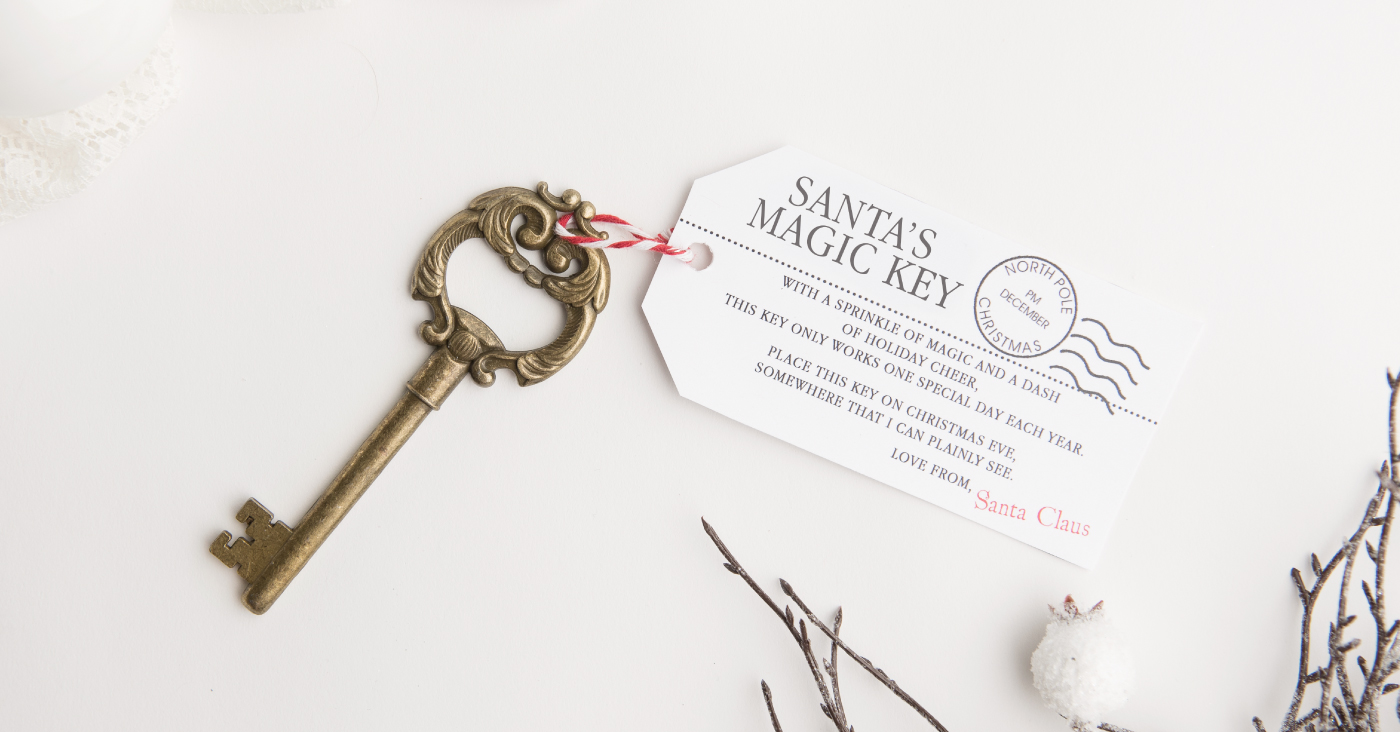 Santa's Magic Key Plus Free Printable