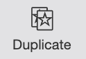 image of the \"Duplicate\" icon in Cricut Design Space