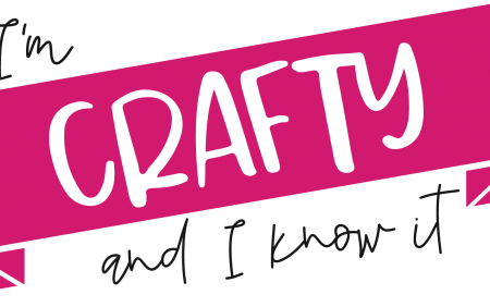SVG design with the saying I am Crafty and I Know it