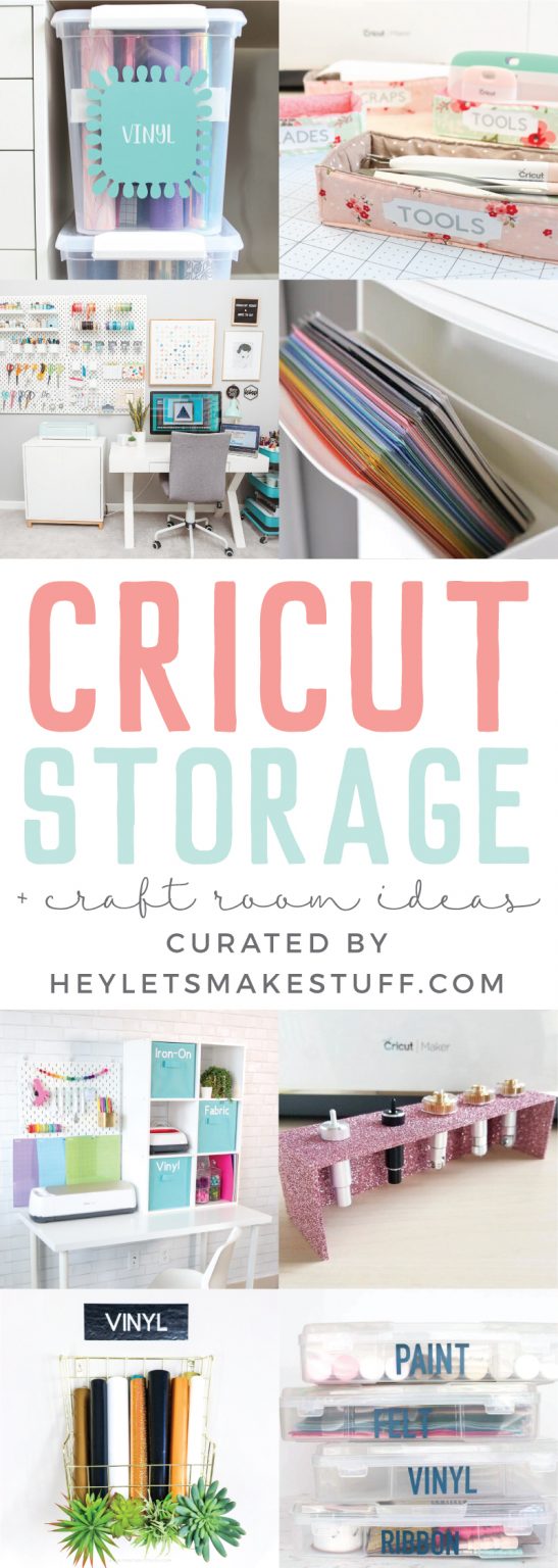 The Best Cricut Storage + Organization Ideas for Vinyl, Cardstock & More!