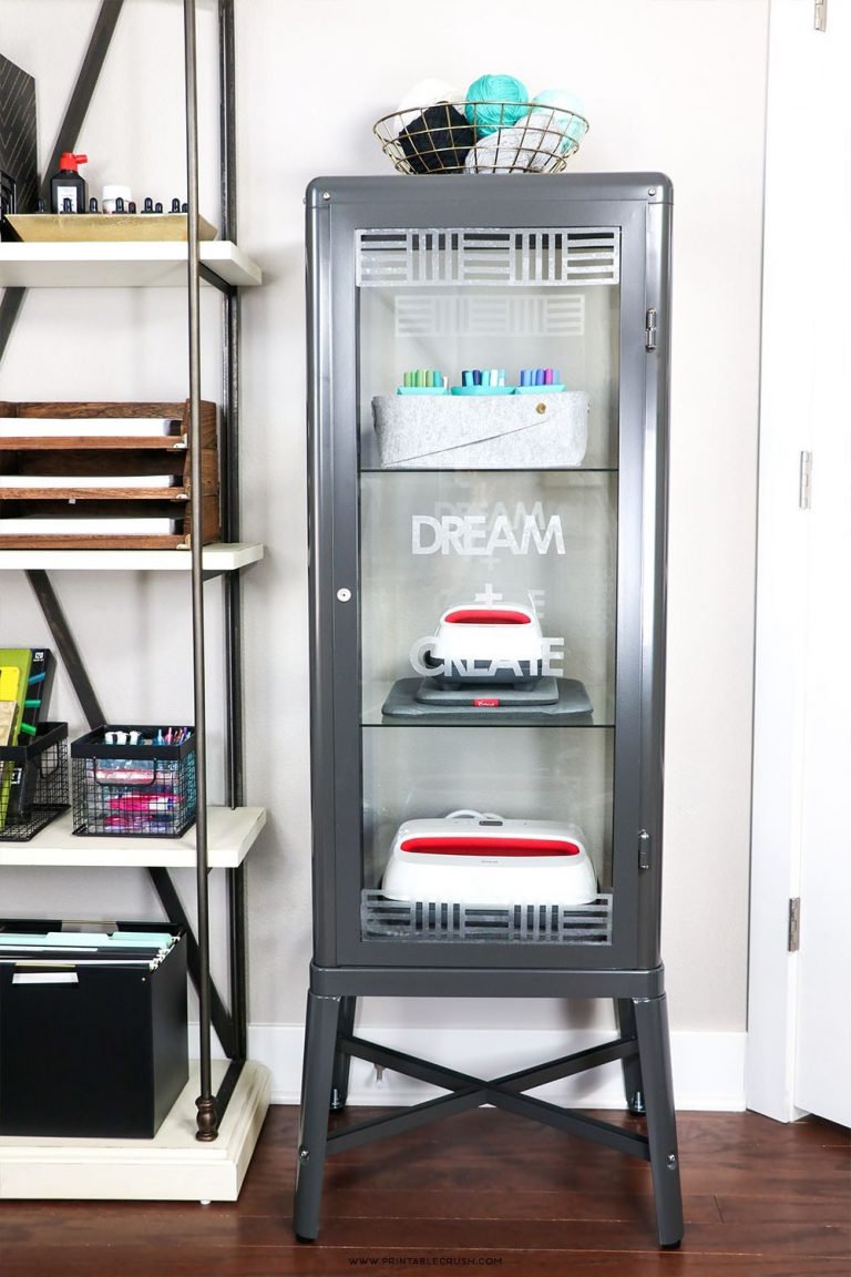 The Best Cricut Storage + Organization Ideas for Vinyl, Cardstock & More!