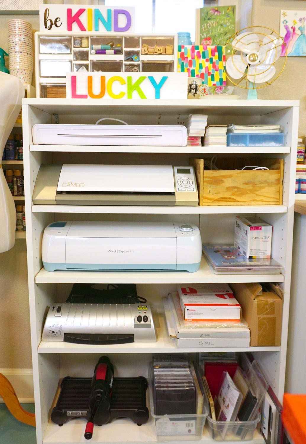 The Best Cricut Storage + Organization Ideas for Vinyl, Cardstock & More!