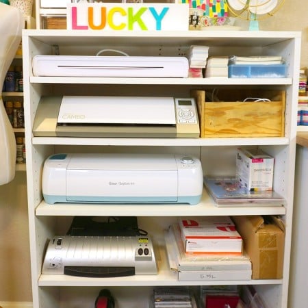 This is how I use my @Cricut machines on the bookshelves theyre