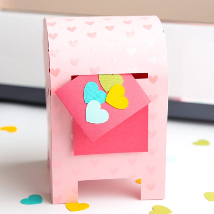 DIY Valentine's Day Box with a Cricut - Hey, Let's Make Stuff