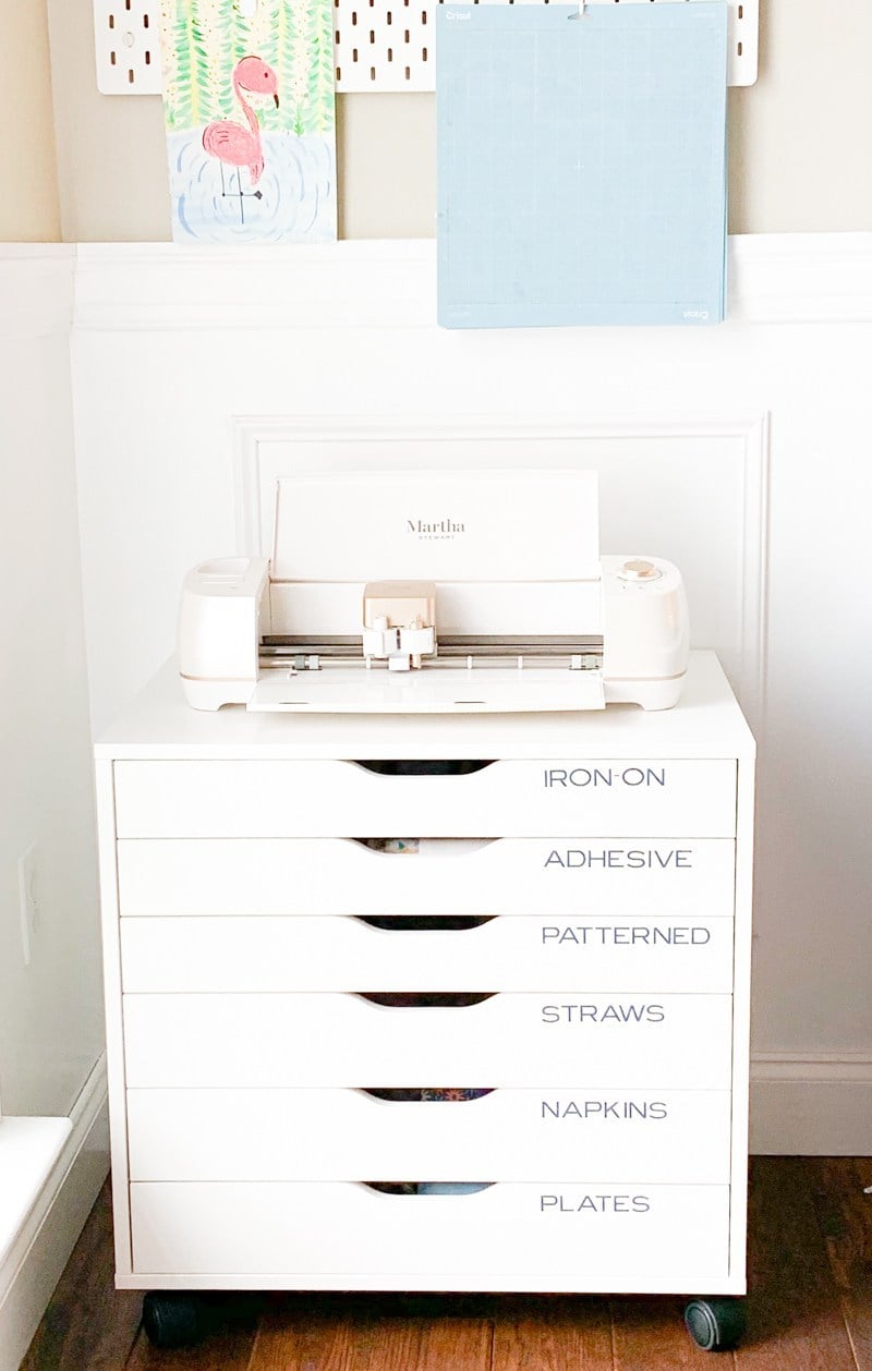 The Best Cricut Storage + Organization Ideas for Vinyl, Cardstock & More!