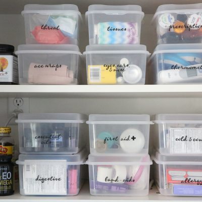 Cricut Organization Ideas to Keep You Organized! Labels, bins & more!