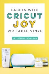 Organize everything in your house (and beyond!) using Smart Writable Labels and your Cricut Joy. Here's how to use this new material plus tips and tricks for getting the best results with the pen.