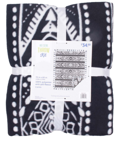 No-Sew Throw Kit for Cricut crafting