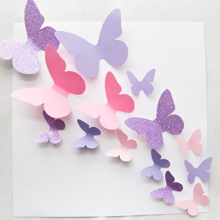butterfly paper craft