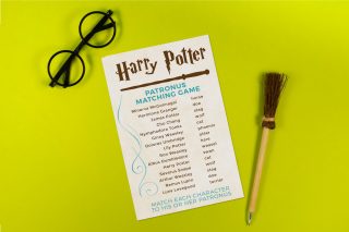 Printable Harry Potter Patronus Matching Game - Hey, Let's Make Stuff