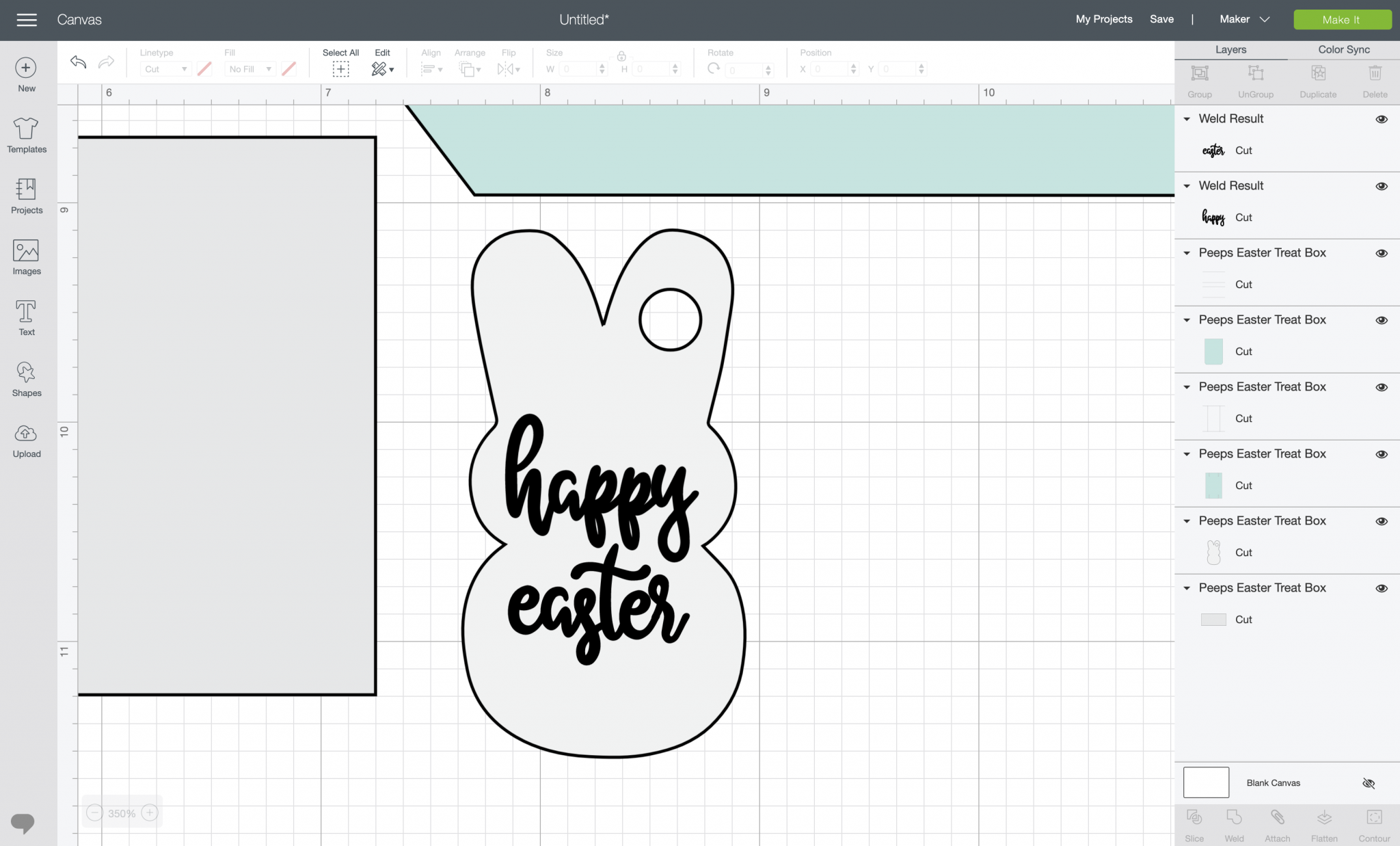 Peeps Easter Treat Box With The Cricut - Hey, Let's Make Stuff