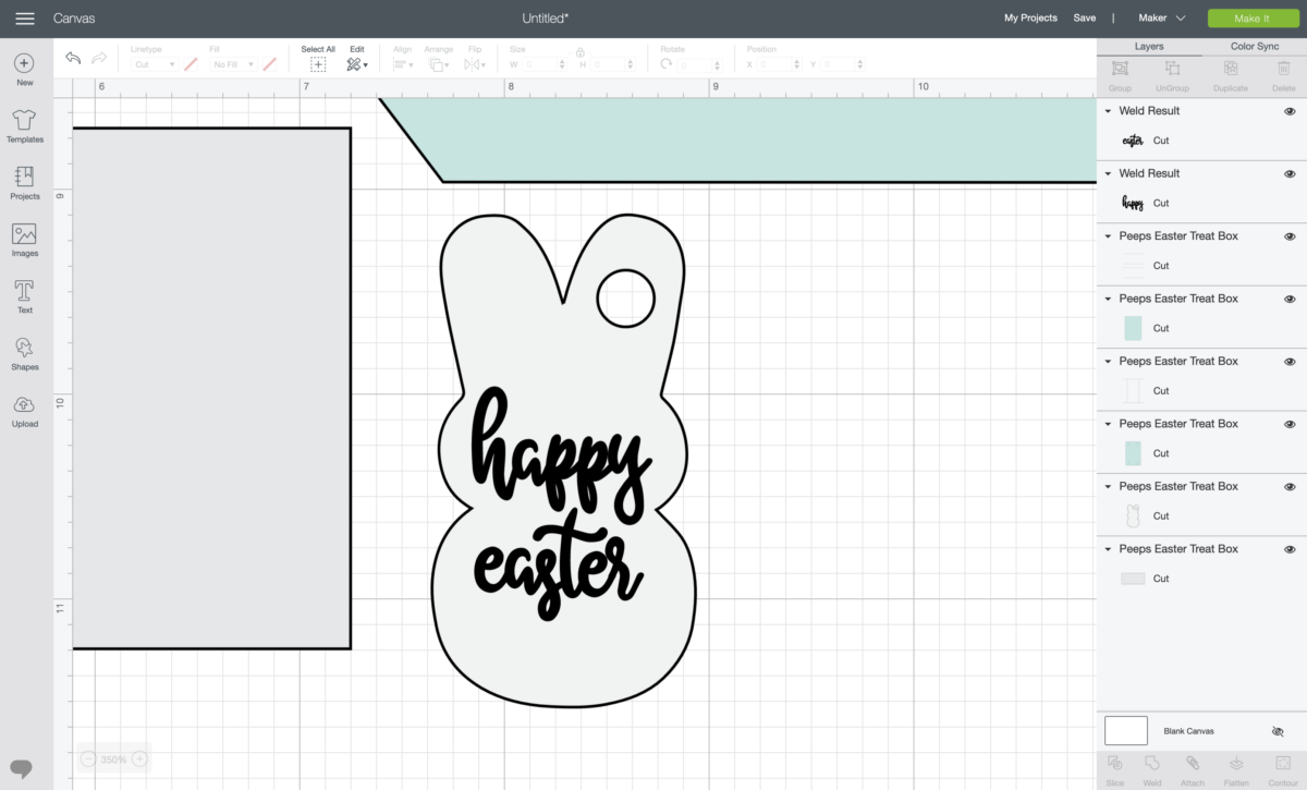 Peeps Easter Treat Box with the Cricut - Hey, Let's Make Stuff