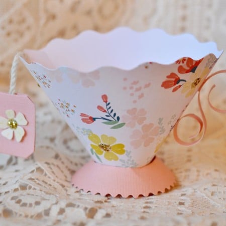paper teacup party favor