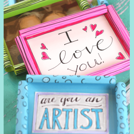 3D paper picture frame craft