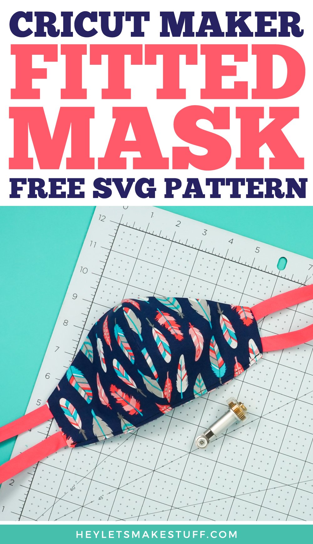 Fitted Mask SVG Pattern for Cricut Maker - Hey, Let's Make Stuff