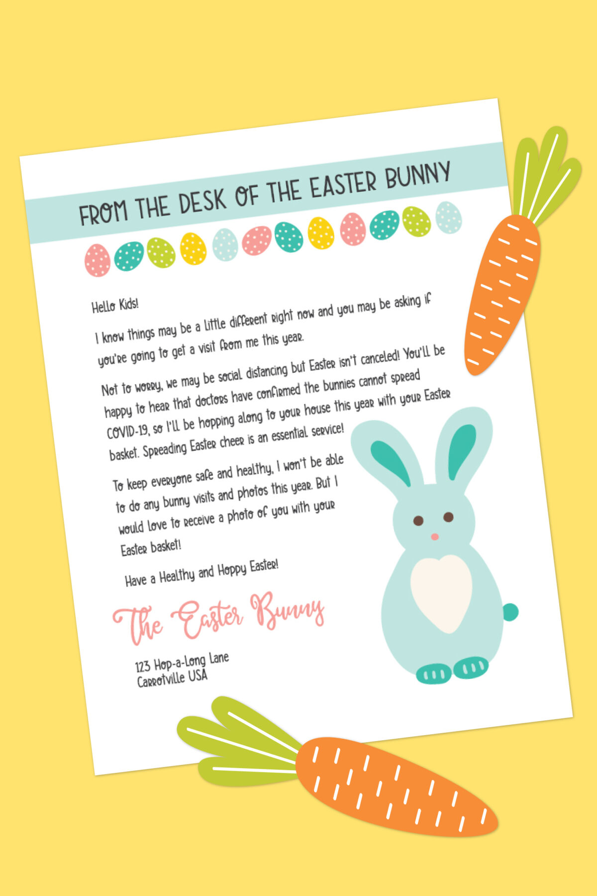 Free Printable Letters From The Easter Bunny Printable Word Searches
