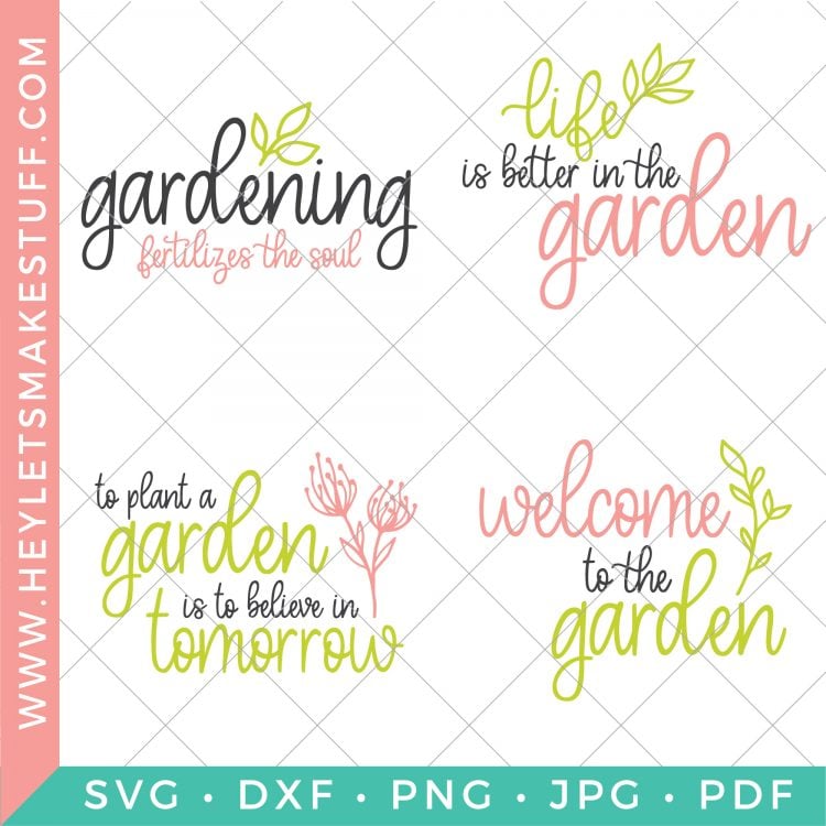 Whimsical Gardening Svg Files Hey Let S Make Stuff