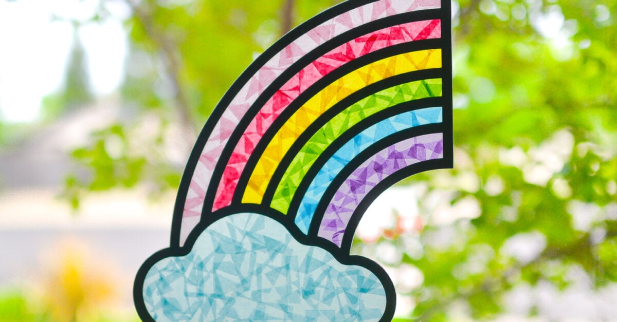 Rainbow Making Suncatcher